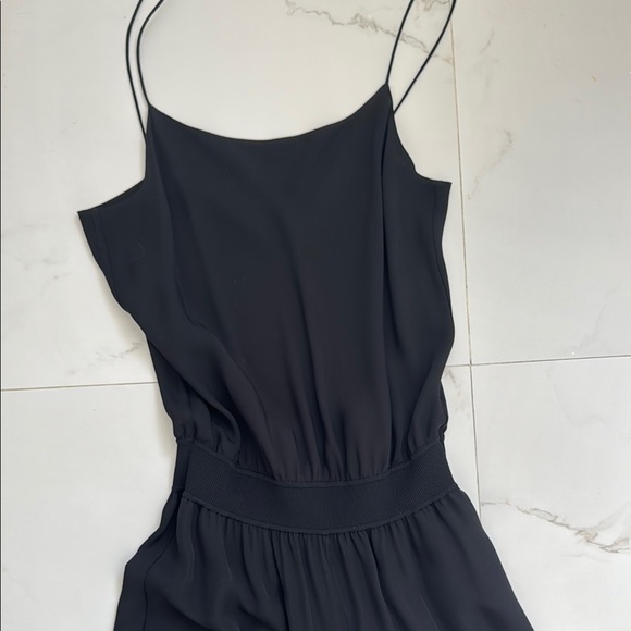 Theory Black Silk spaghetti strap jumpsuit - Picture 2 of 5